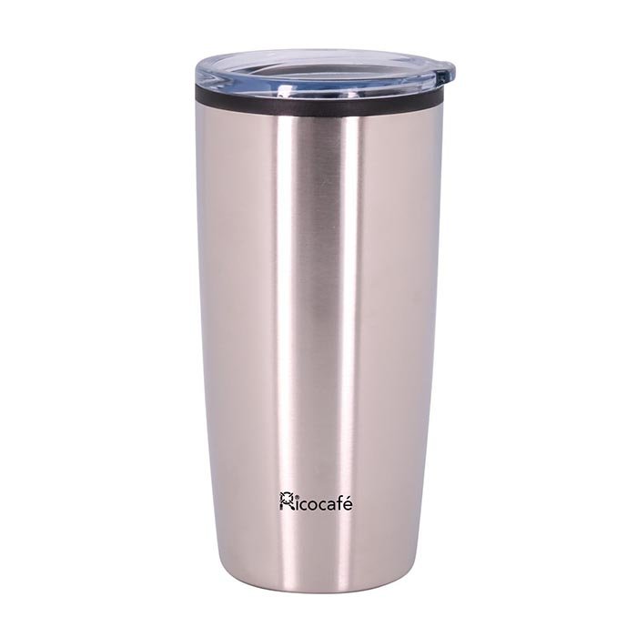 20oz Silver Stainless Steel Double Wall Tumbler