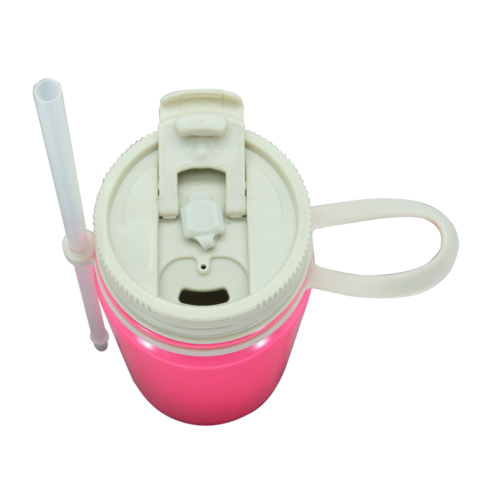 Stainless Steel Vacuum Water Mug with Straw
