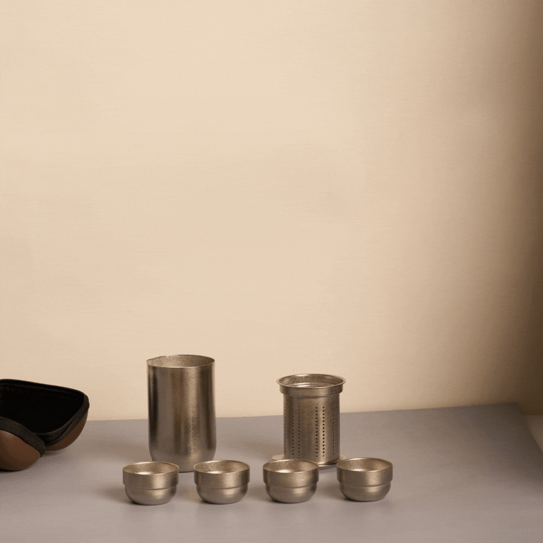 titanium tea brewing set titanium tea brewing set