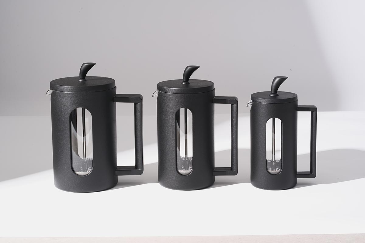 350ml Glass French Press with plastic frame