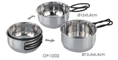 Stainless Steel Outdoor Pot Set