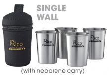 Stainless Steel Single Wall Cup Sets
