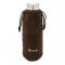Glass Water Bottle with Protective Bag & Strainer