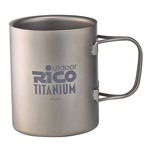 Titanium Double Wall Mug 450Ml