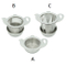 Stainless Steel Tea Strainer with S/S Dish