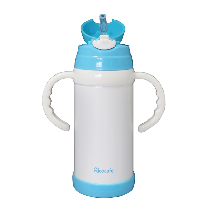 Stainless Steel Vacuum Sports Bottle with Handle 350ml