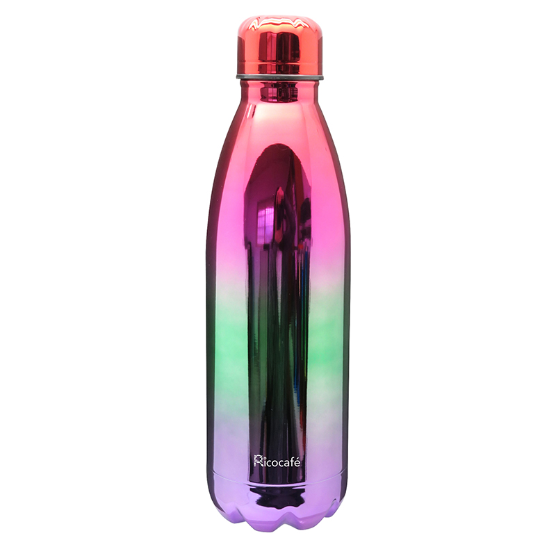 Colorful Stainless Steel Vacuum Water Bottle- Sliver, Gold Rose, Copper, Galaxy, Black, 350Ml, 500Ml, 750Ml