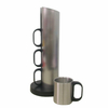 200ml Stainless Steel Double Wall Mug with Stand