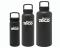 Durable Stainless Steel Vacuum Sports Bottle Black 18oz