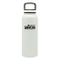 Durable Stainless Steel Vacuum Sports Bottle White 64oz