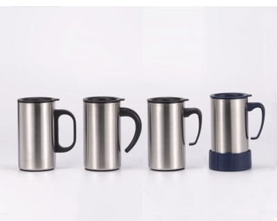 Handle Stainless Steel Double Wall Cup