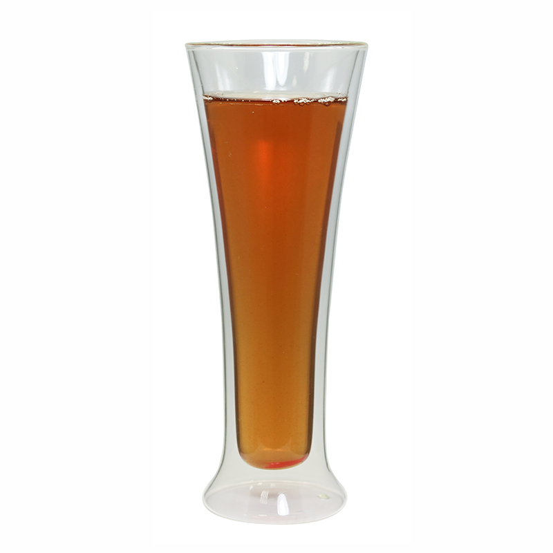 Fashion Double Wall Glass Beer Cup