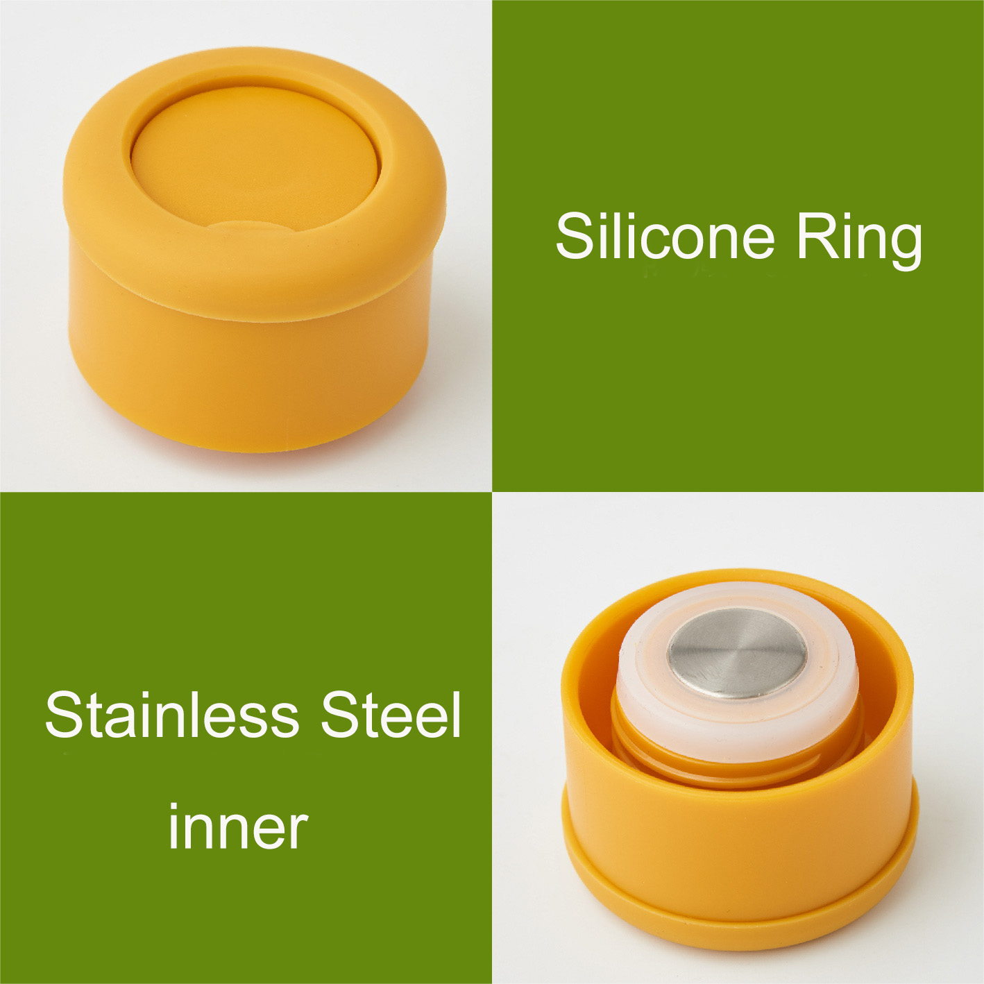 silicone ring water bottle