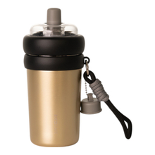 450ml Wide Straw Stainless Steel Tumbler – Insulated Bubble Tea Cup with Lid & Strap for Boba & Smoothies