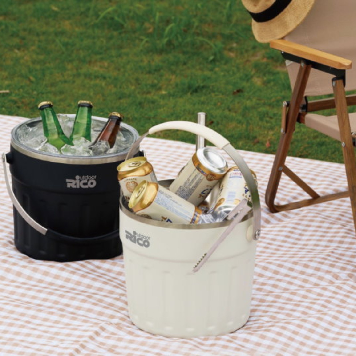Extra-Large 7.7L Double-Wall Insulated Ice Bucket