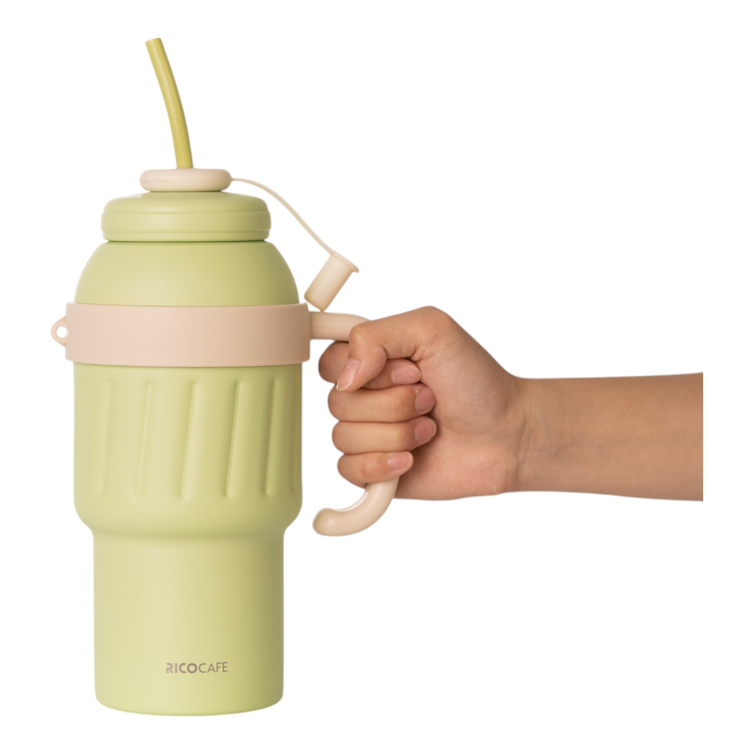 1000ml Straw Tumbler with Handle – Large Capacity Reusable Water Jug for Kids & Adults, BPA-Free Insulated Travel Mug for Cold Drinks