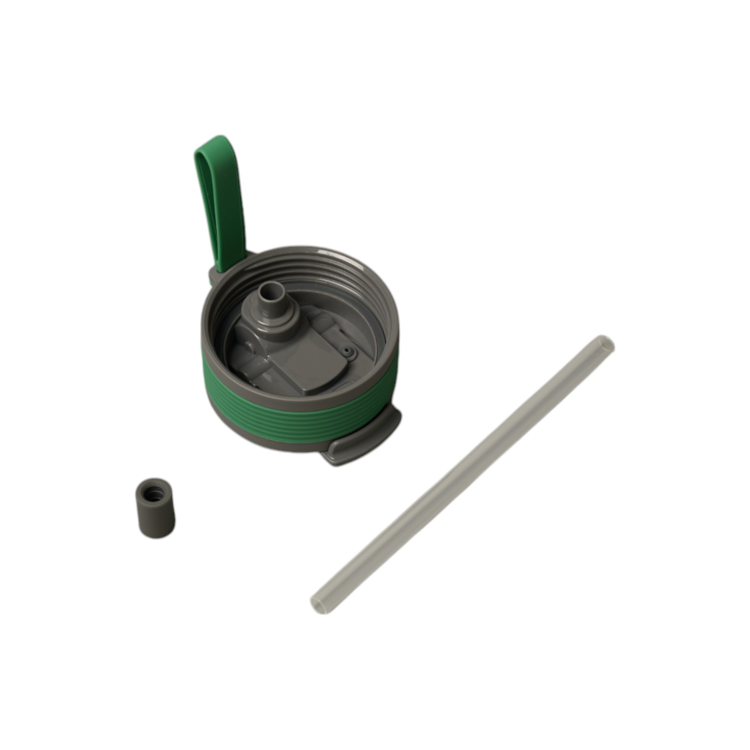 Dual Drink Lid Stainless Steel Vacuum Sports Bottle