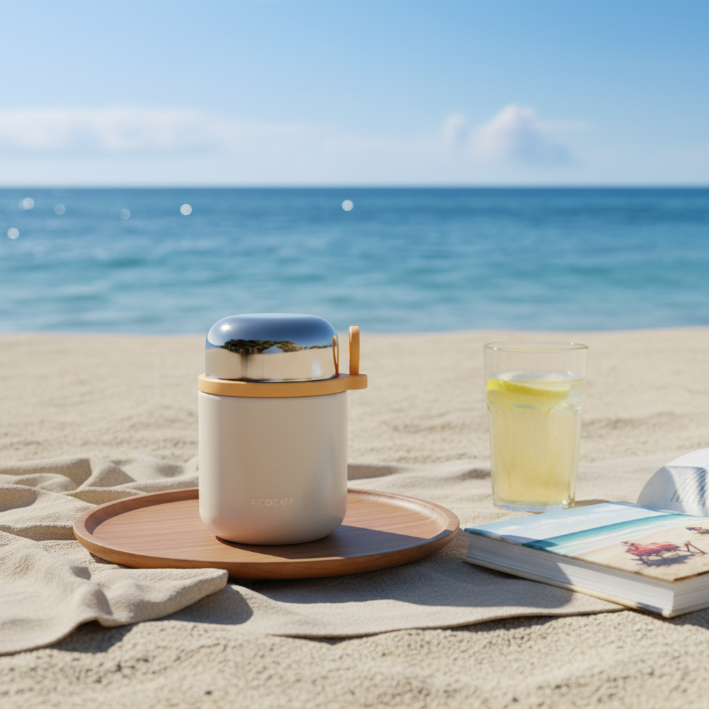 500ml Vacuum Insulated Food Jar with Folding Spoon