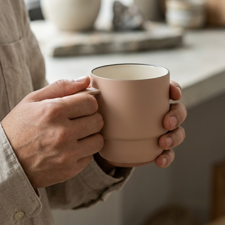 180ml Vacuum Insulated Coffee Cup with Handle