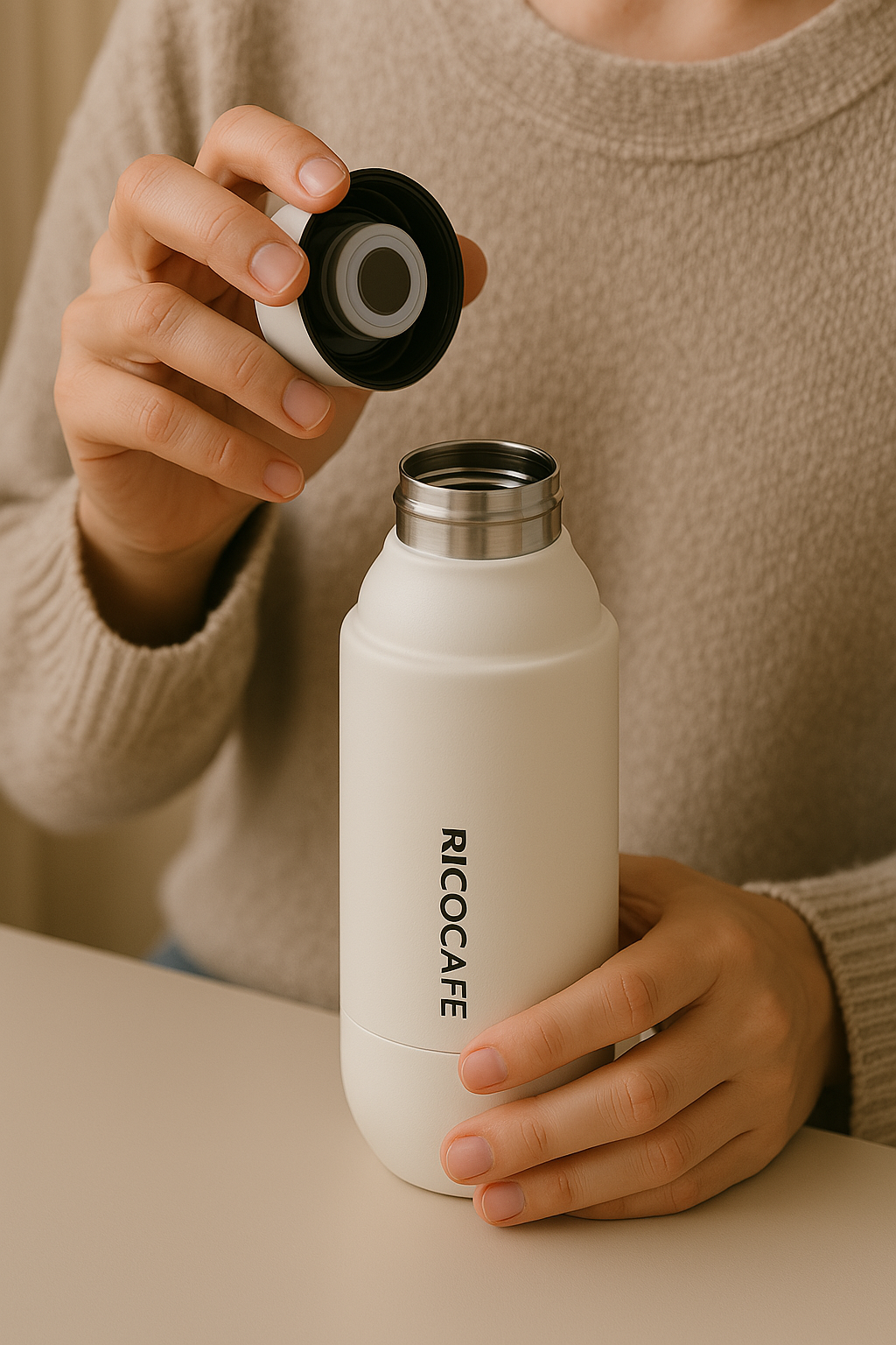 insulated coffee mug