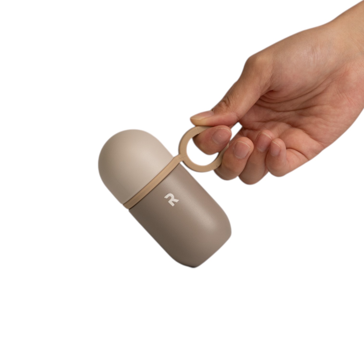 60ml Compact Thermal Travel Bottle with Finger Loop