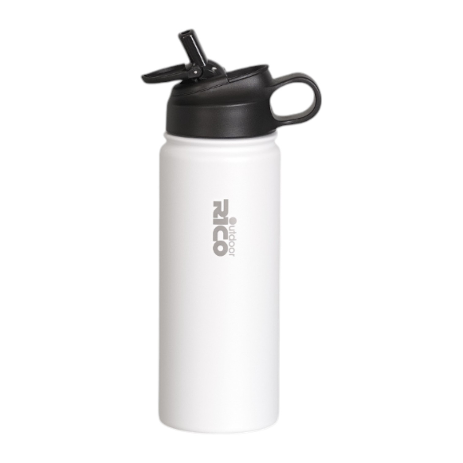 Outdoor 540ml Vacuum Insulated Sports Water Bottle with Straw Lid