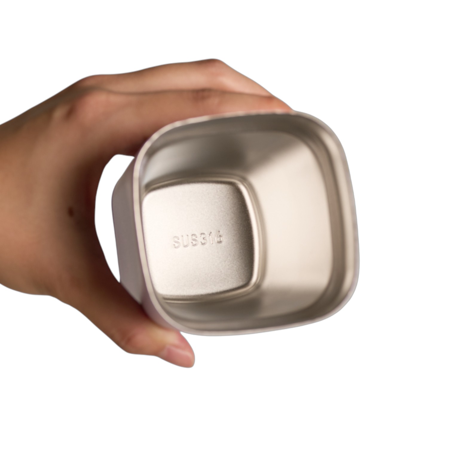 360ml Square Stainless Steel Insulated Tumbler with Straw