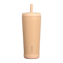 600ml Vacuum Insulated Straw Tumbler with Silicone Straw