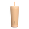 600ml Vacuum Insulated Straw Tumbler with Silicone Straw