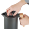 3 Layers Wooden Handle Stainless Steel Insulated Smart Press Coffee Pot