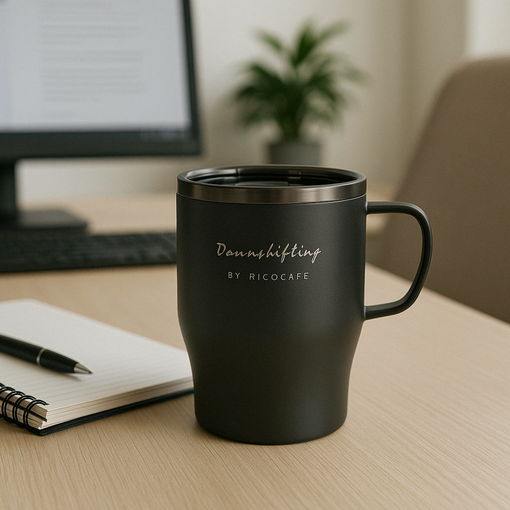 600ml Stainless Steel Insulated Mug with Handle
