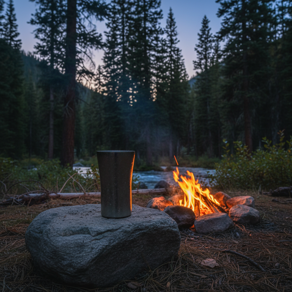 insulated titanium cup