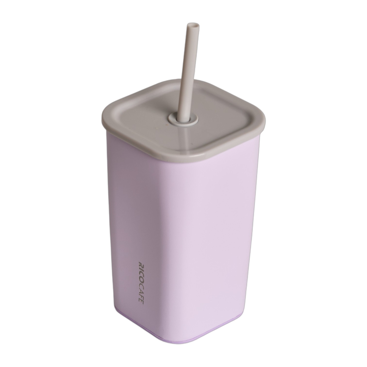 360ml Square Stainless Steel Insulated Tumbler with Straw