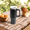 40oz Anti-Dust Stainless Vacuum Handle Mug with Whirling Straw Lid