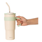 1200ml Insulated Straw Tumbler with Handle – Reusable Stainless Steel Travel Mug for Hot & Cold Drinks