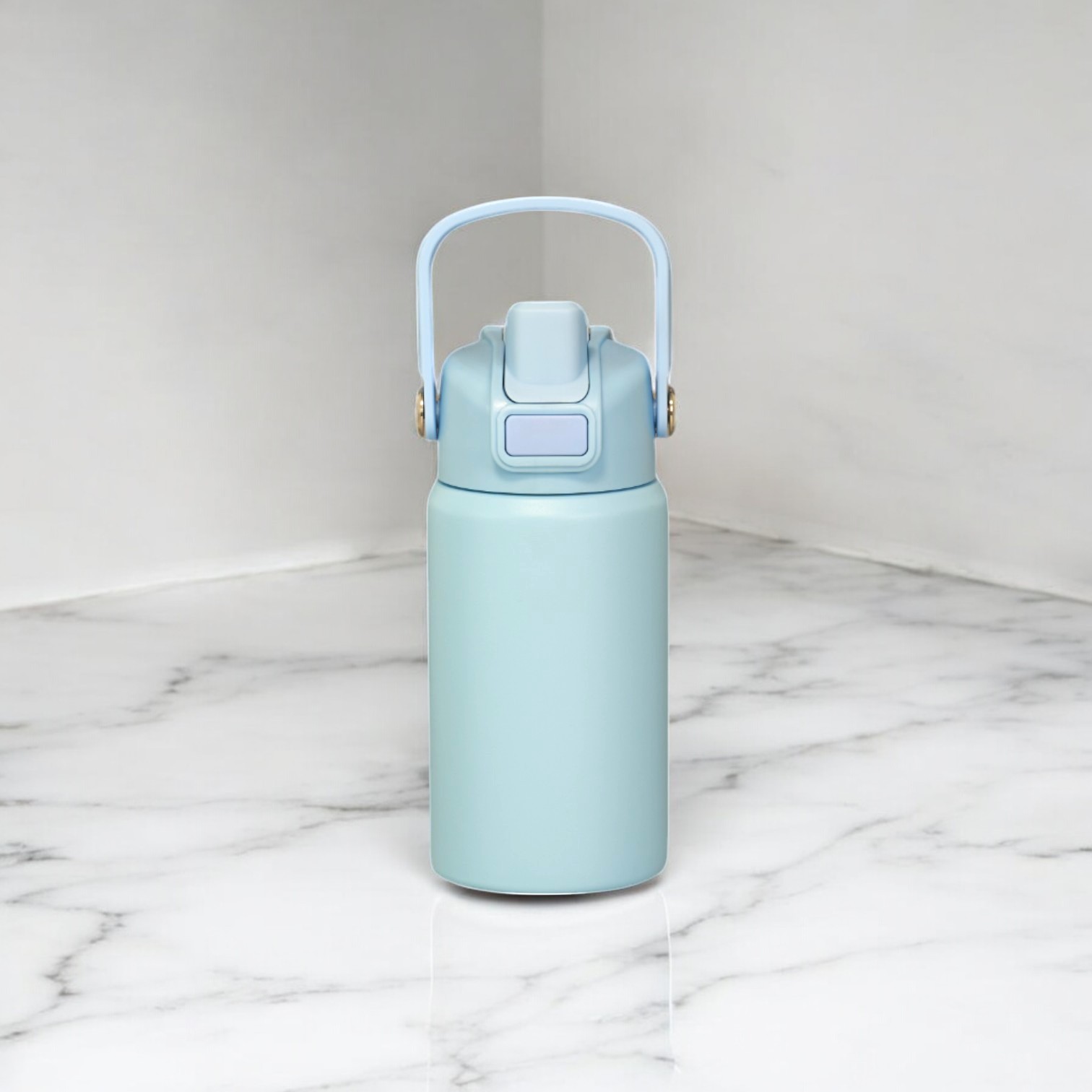 420ml Smart Open Stainless Vacuum Bottle With Handle