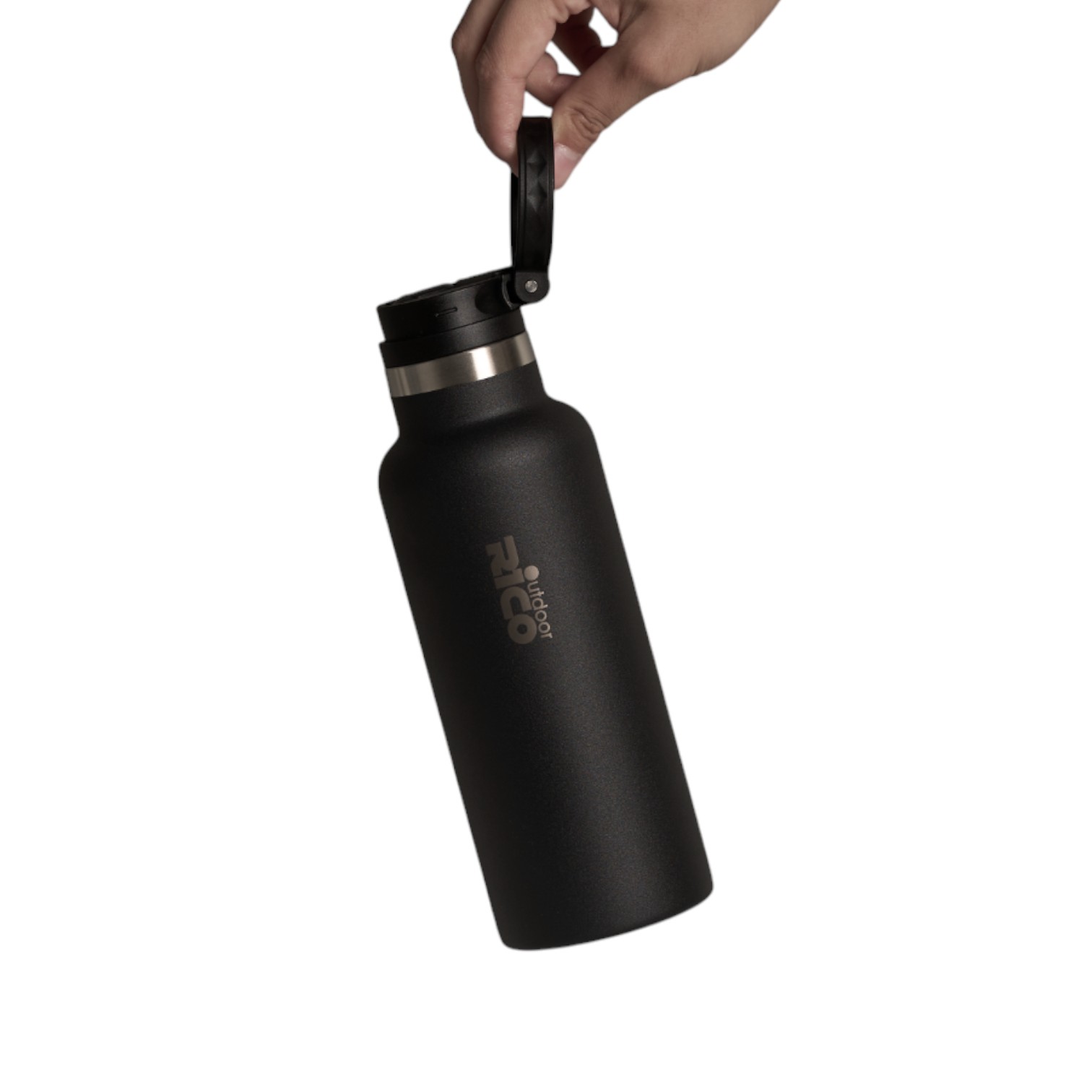 Outdoor 750ml Insulated Sports Water Bottle with Flip Straw Lid