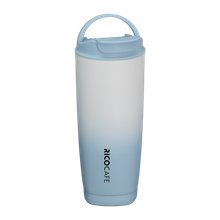 600ml Square Bottom Stainless Steel Vacuum Coffee Tumbler with Locking Lid & Swivel Handle