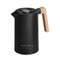 3 Layers Wooden Handle Stainless Steel Insulated Smart Press Coffee Pot