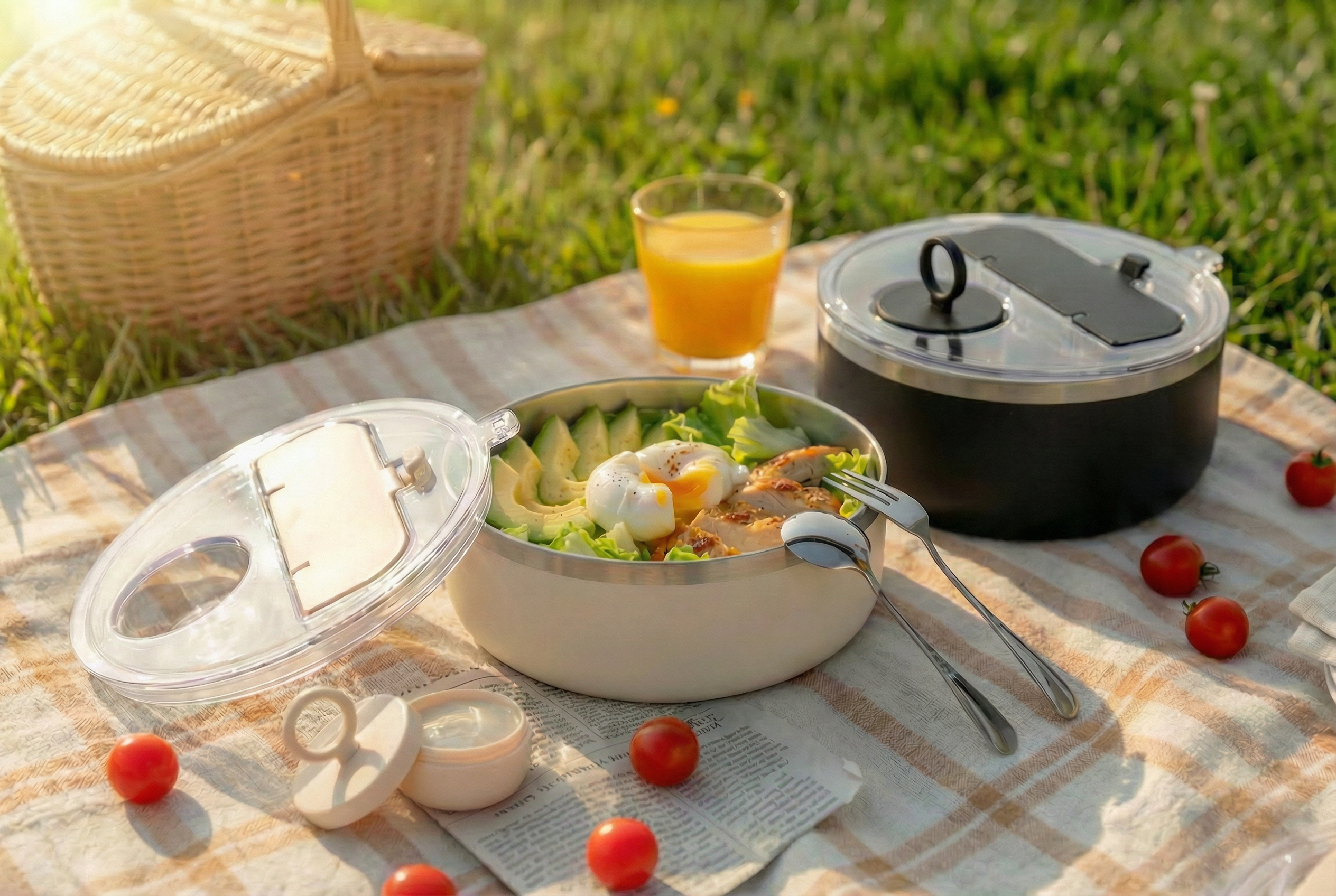 outdoor salad lunch container