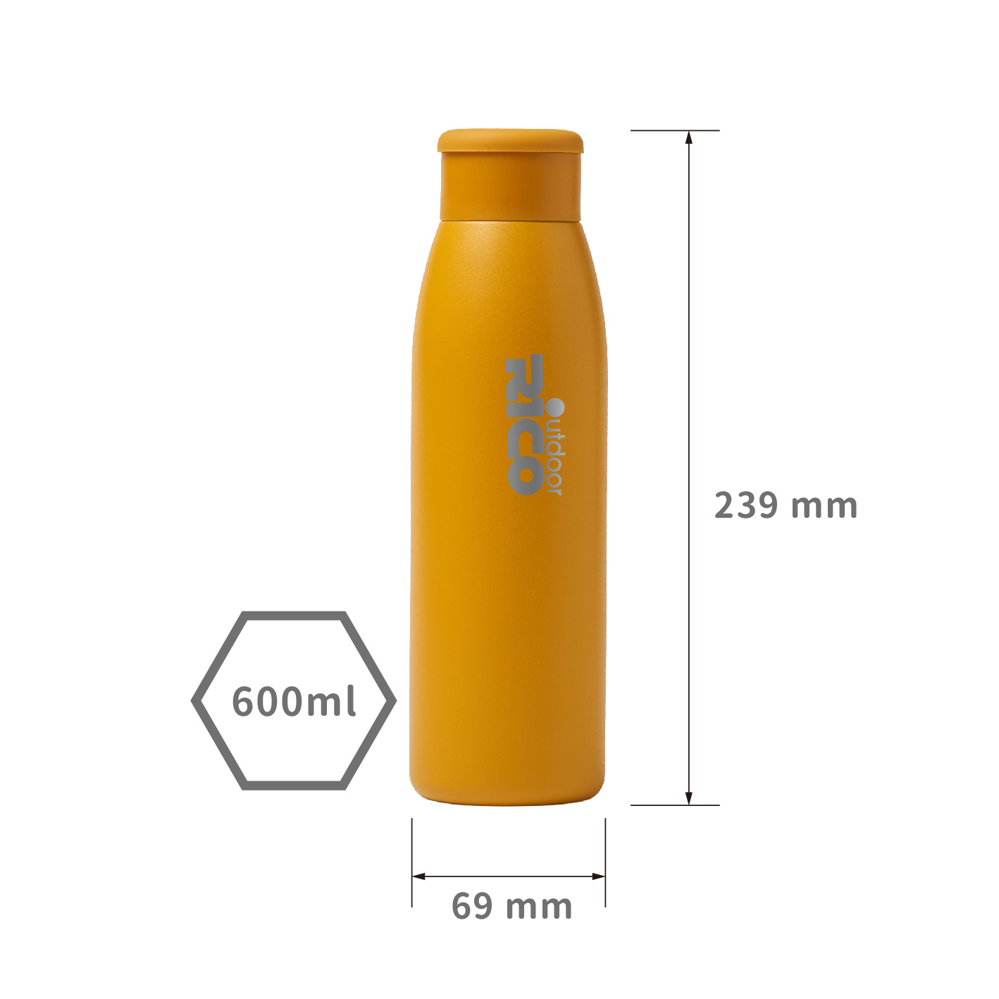 600ml vacuum insulated bottle