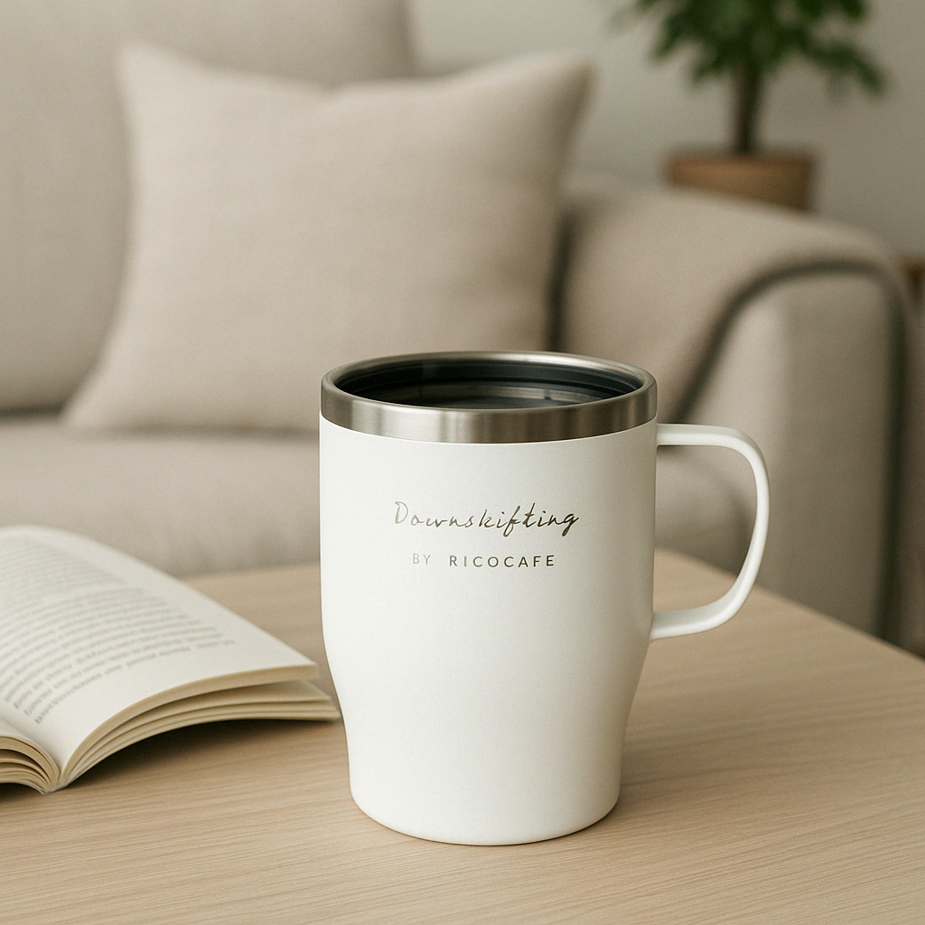 600ml Stainless Steel Insulated Mug with Handle
