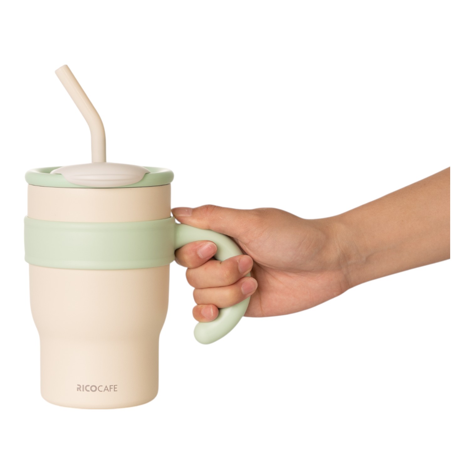 700ml Straw Mug with Handle – Reusable Large Capacity Insulated Tumbler for Cold & Hot Drinks