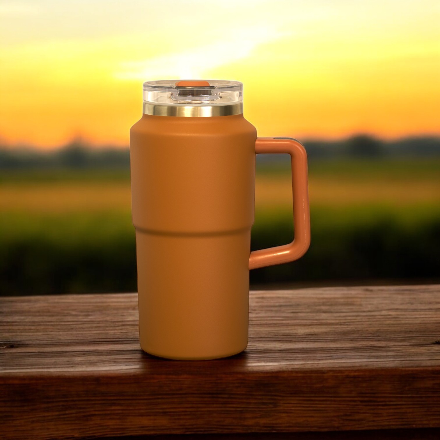 Large Capacity Stainless Steel Vacuum Mug