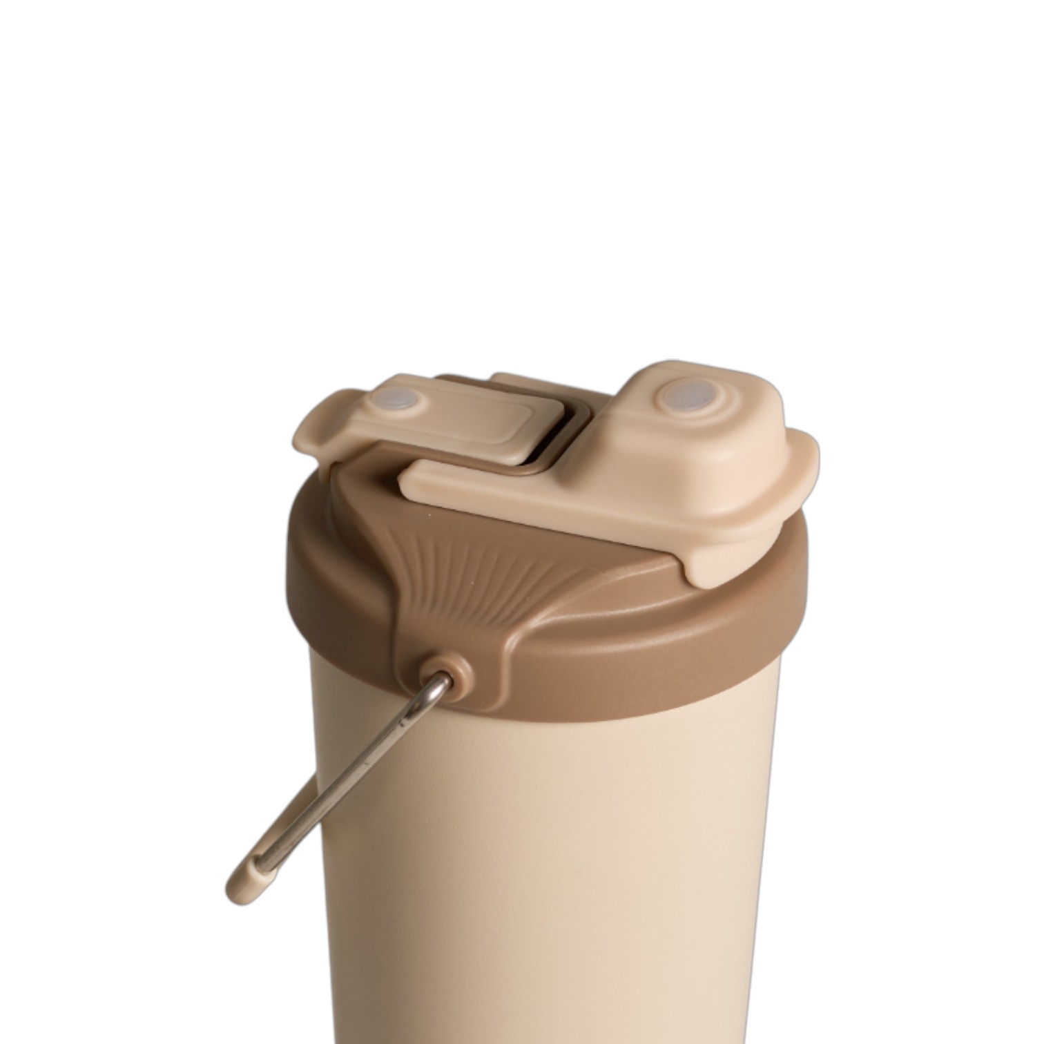 750ml Dual Lid Vacuum Insulated Tumbler with Handle