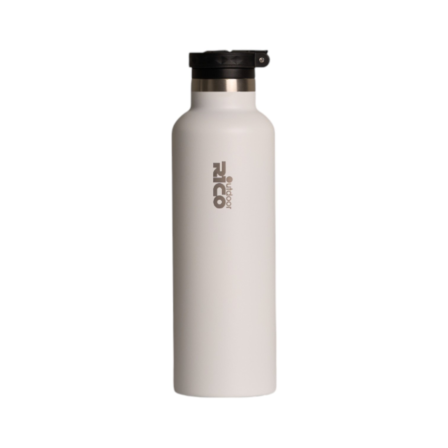 Outdoor 600ml Insulated Sports Water Bottle with Flip Straw Lid