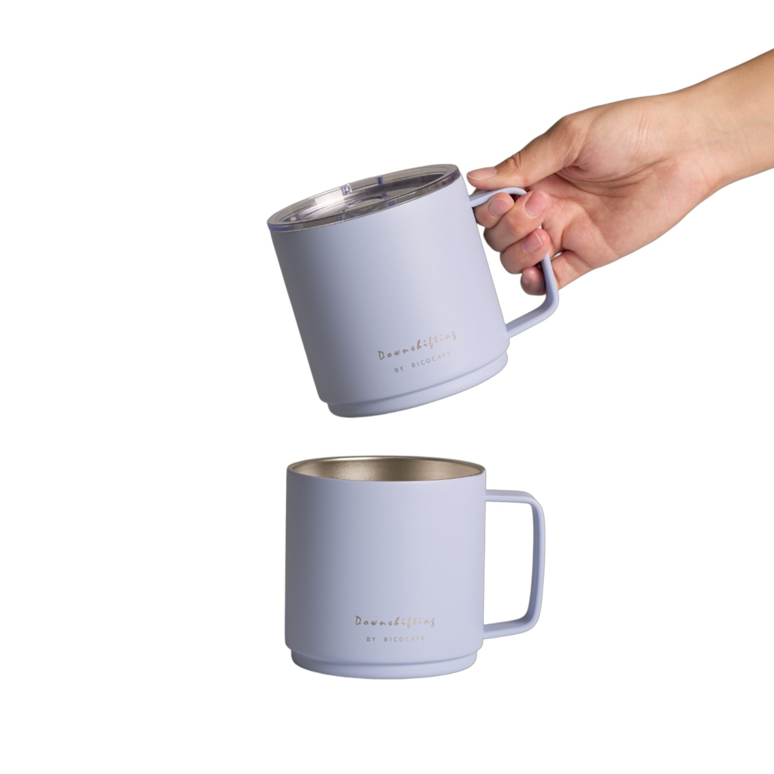 420ml Stackable Insulated Mug with Lid