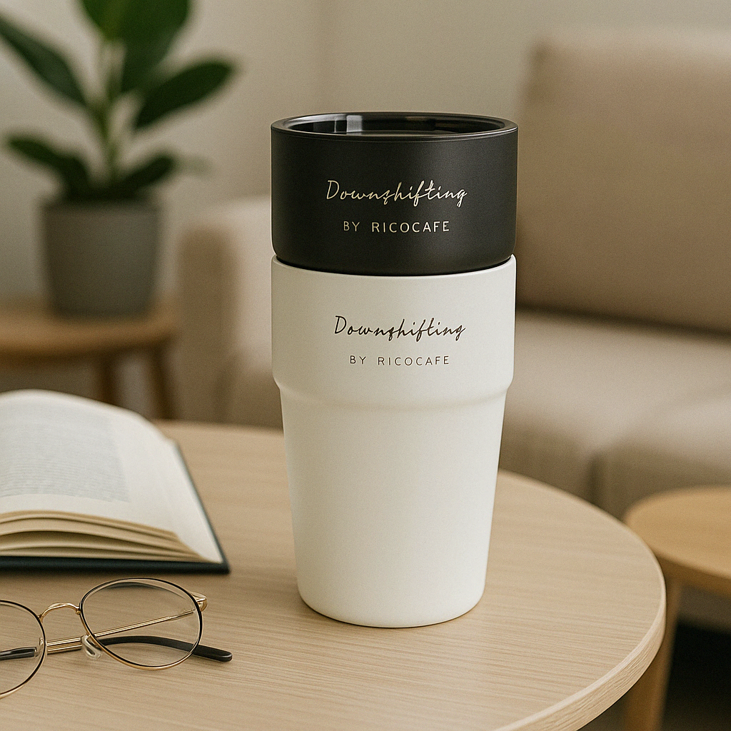 12oz Stackable Stainless Steel Thermal Mug