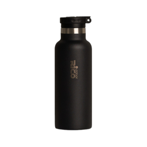 Outdoor 600ml Insulated Sports Water Bottle with Flip Straw Lid