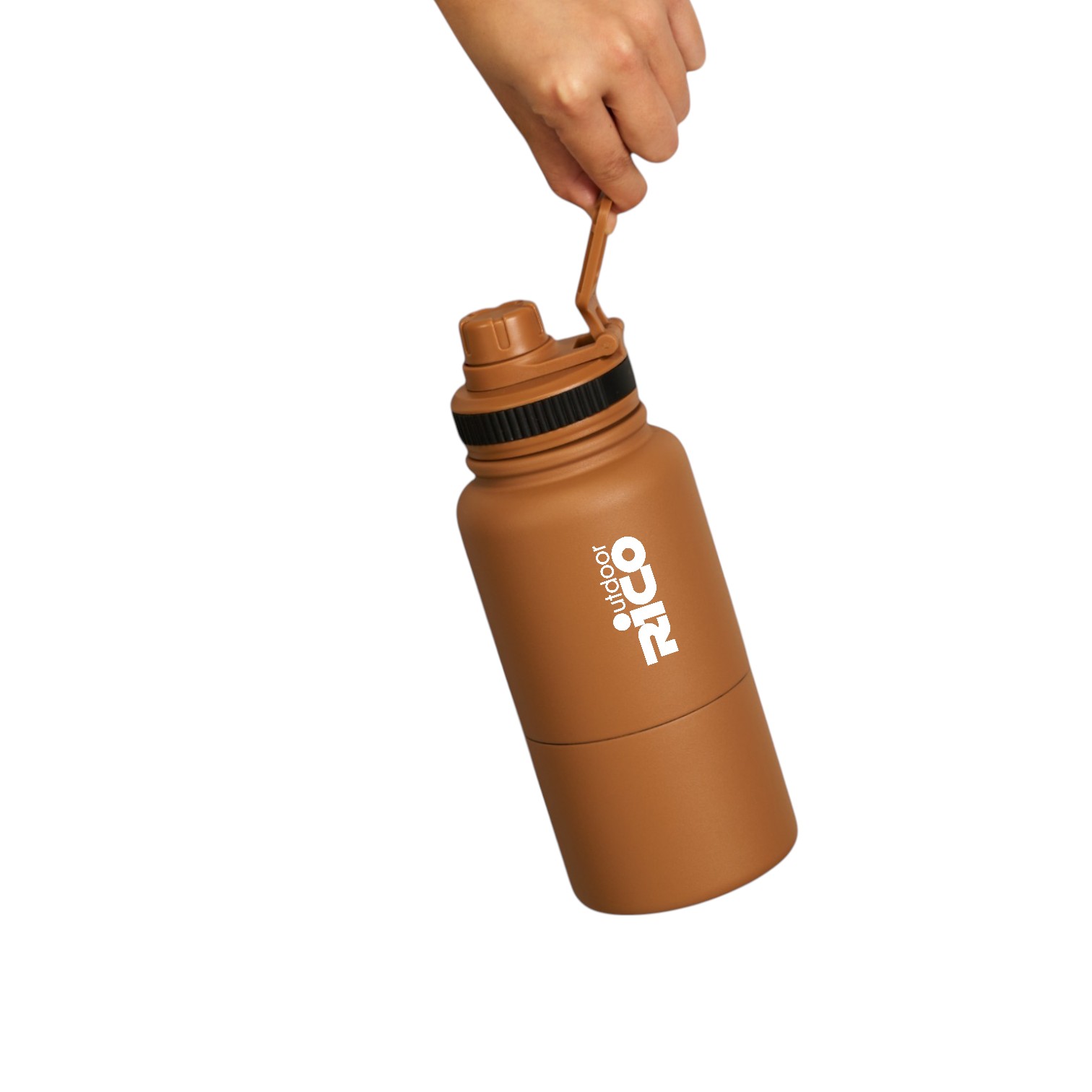 500ml Stainless Steel Thermal Sports Bottle With a Storage Compartment